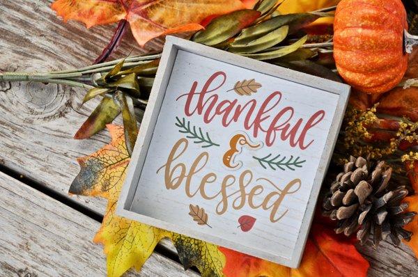 We have so much to be thankful for!