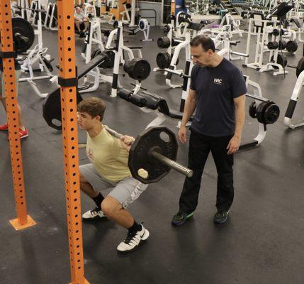 Sports performance training for high school athletes.