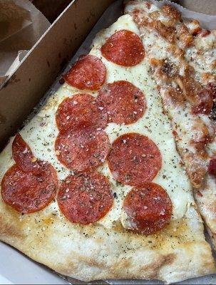 White Pepperoni Slice