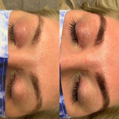 Lash & brow tint with brow wax