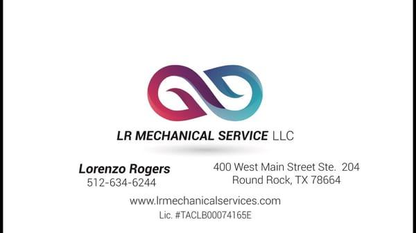 LR mechanical services LLC  .seasonal check,tuneup,inspection,new install ,service and repair..$80.00 diagnostic fee..