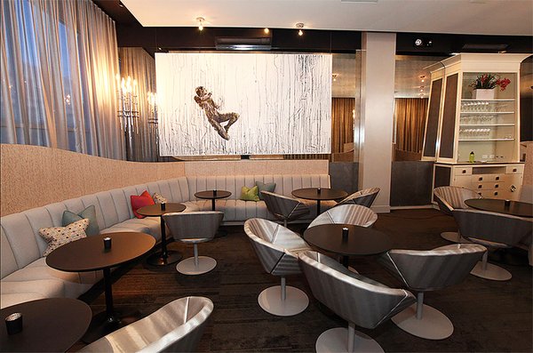 The Aviary Lounge, Custom Banquette