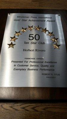 Award Winning Location. 10 Star Club