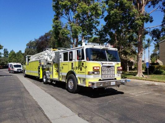 SMFD truck 1 on a medical