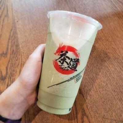 Japanese Green Tea with Tapioca Pearl