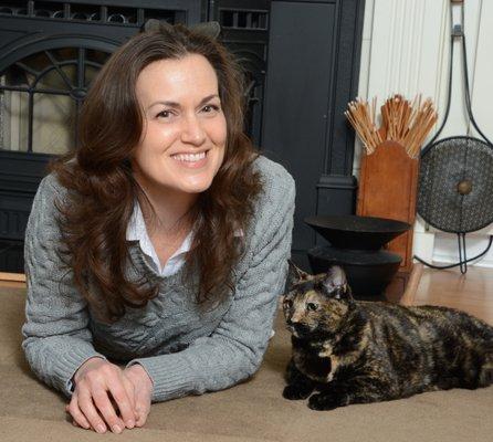 Paula Garber with Mama Cat