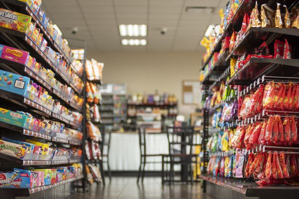 Large snack selection!