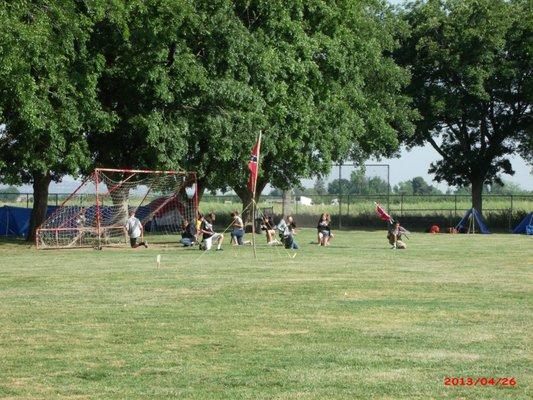 8th grade Civil War reenactment