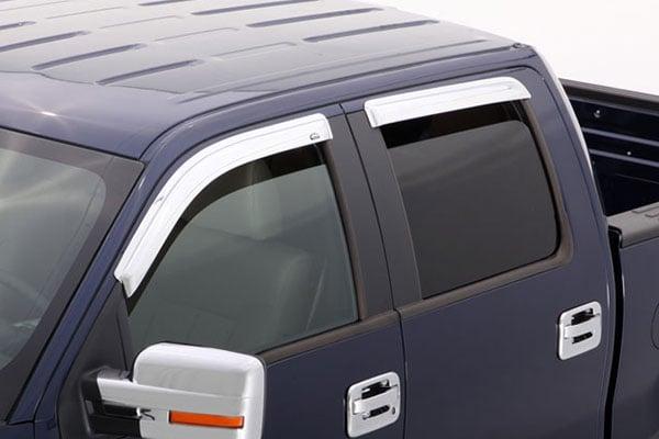 Vent shades are a great addition to your vehicle, and come in smoke, chrome or camo.