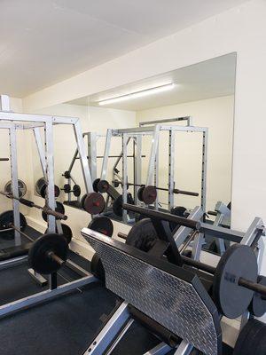 Mirror install for a home gym