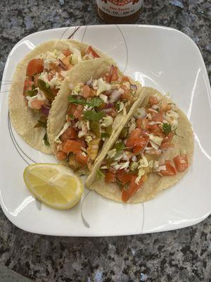 Tacos de pescado