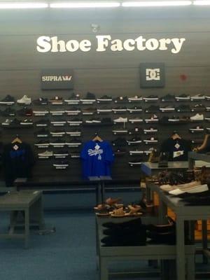 They carry some Dodger gear.  Also Nike, Jordan, Puma, Converse, Skechers, Vans & more.