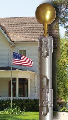 Telescoping Flagpoles
 Aluminum & Fiberglass