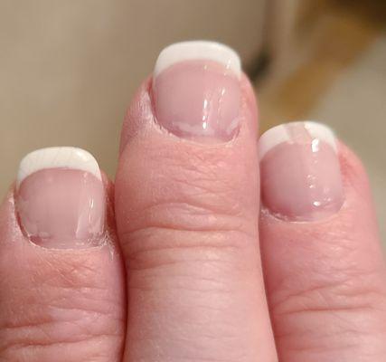 4 day old gel manicure.