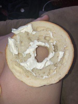 No cream cheese