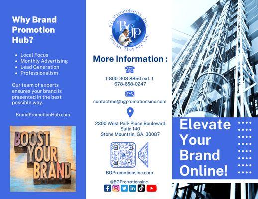 Introducing 
BrandPromotionHub.com

#NewService #SoftLaunch #BGPromotionsinc #BrandPromotionHub