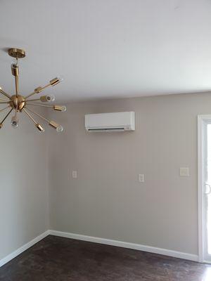 Mitsubishi wall mounted mini split