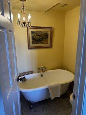 Claw Foot tub and walk-in shower