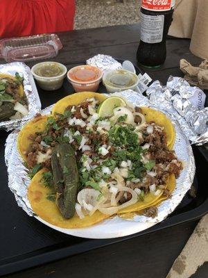 Tacos atropellados Tacos pastor