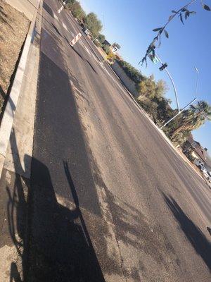 Patching asphalt