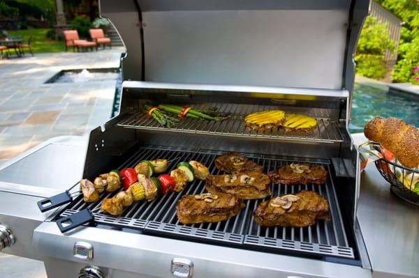 Saber Grills.  Better by design.  Too many features to list but reasonably priced.  Check out the hot reviews on-line.