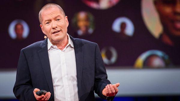 Shai Reshef on the TED Talk stage in March 2014