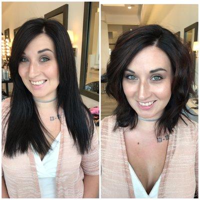 Transformation! Cut and balayage