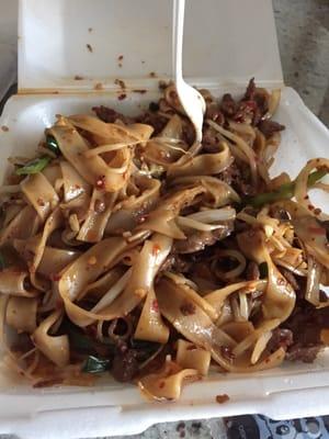 Beef Chow Fun, order it spicy! Sooooooooo yummy!