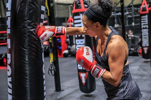 PUNCH boxing bag class