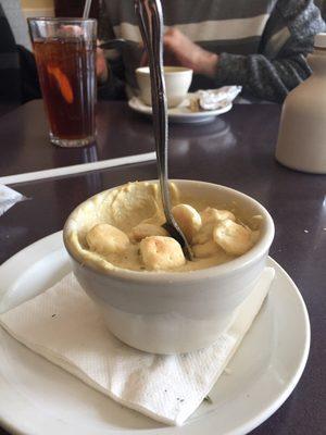 Lemon artichoke soup!