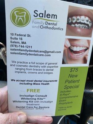 Salem family dental