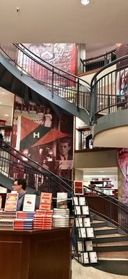 Stairway leading up to the Cafe @ The Harvard Coop Cafe