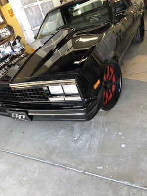 87' El Camino black beauty.