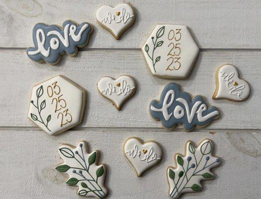 Custom Decorated Cookies- Bridal Shower