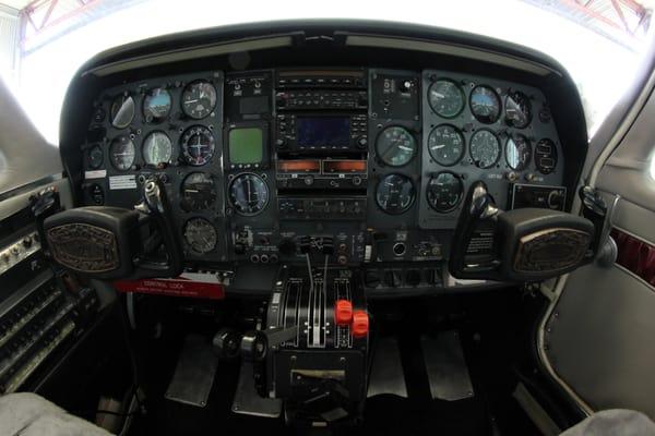 Cessna 310 cockpit