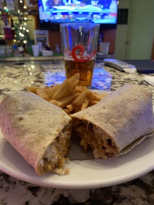 Buffalo Chicken Cheesesteak Wrap