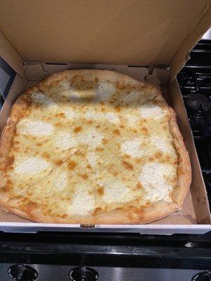 The white pizza