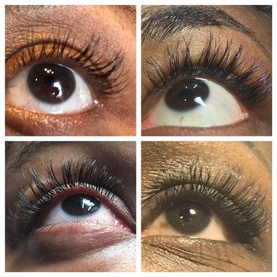 Classic eyelash extensions