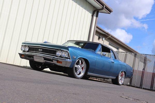 Chevelle convertible build by MetalWorks