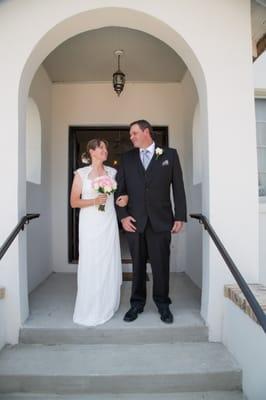 Just Married! #happycouple at the Winter Park Wedding Chapel