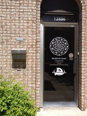 Mindful Art Center front door! (the Detroit Rock Climbing Company is in the back of the same unit)