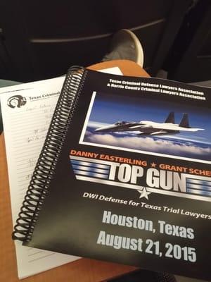 Had the chance to go to TCDLA Top Gun DWI Seminar in Houston, Texas. Many great speakers and a lot of information was taught.