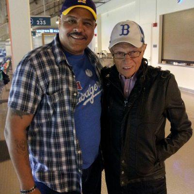 Ran into Larry King at Dodger stadium, soon after this meeting he became a client of mine