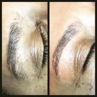 Beautiful brow wax!