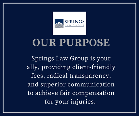 Springs Law Group Our Purpose