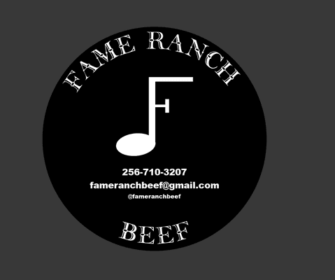 Fast Monkey Graphics, Tuscumbia, AL - FAME RANCH BEEF DECALS