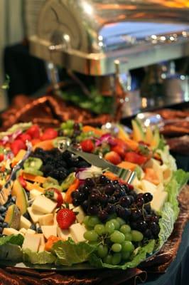 Imported European Cheese and Napa Valley Charcutière Display