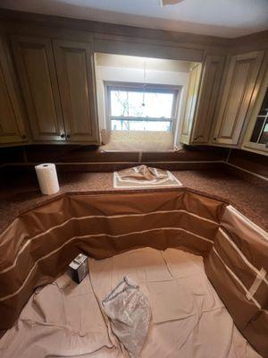 Before picture: Update your countertop by resurfacing.