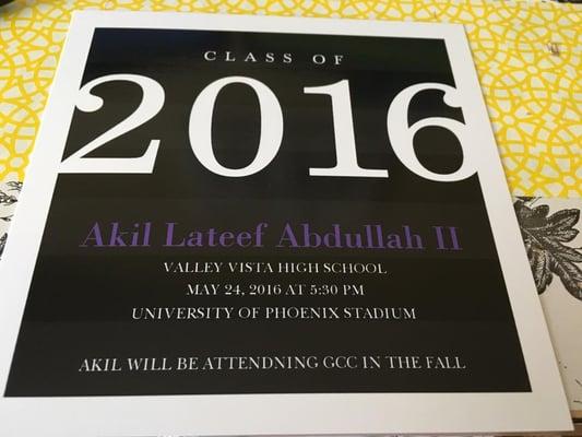 Custom Graduation Invites