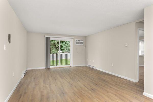 Bedroom at Flats at Merill Pond